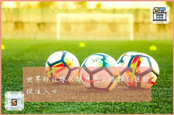 世界杯让球买球该怎么选择合适的投注入口