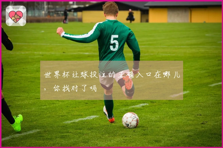 世界杯让球投注的正确入口在哪儿，你找对了吗